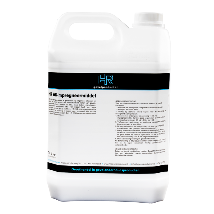 HR wb impregneer middel 5 liter groothandel gevelproducten reiniging